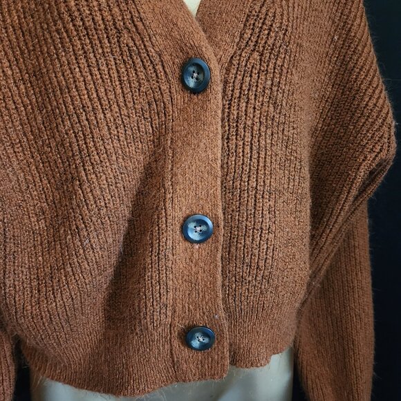 3/$20 - Large Button Relaxed Fit Cardigan - Picture 2 of 5